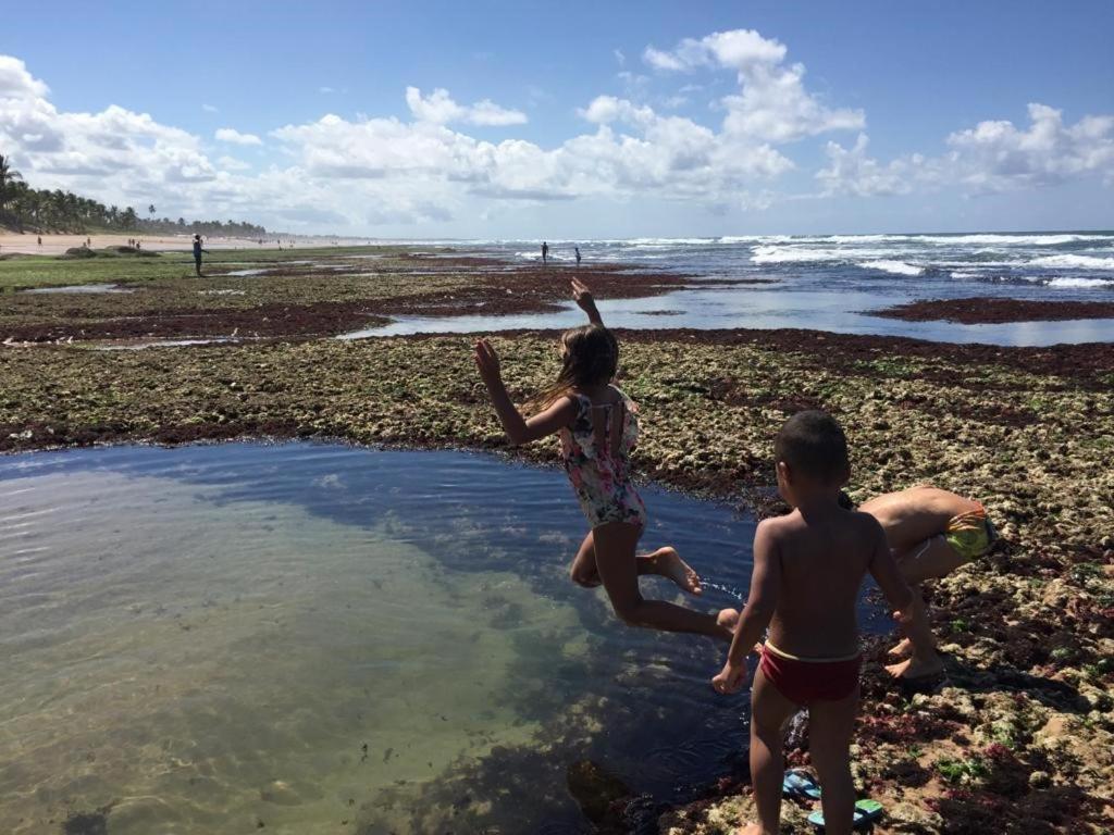 Suspiro Da Bahia Pe Na Areia Villa Salvador Exteriör bild